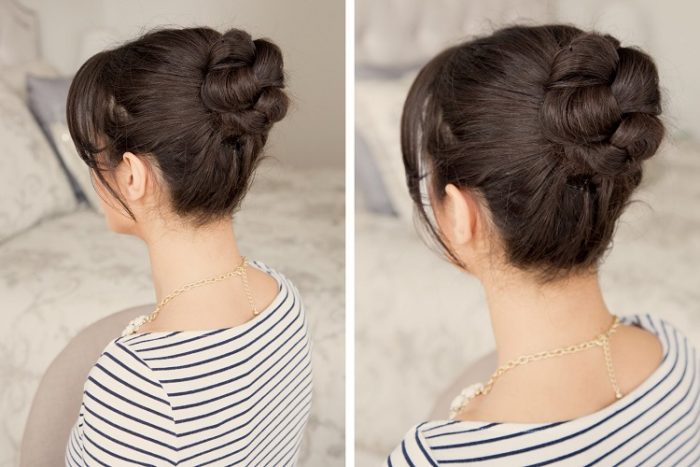 Diwali Hairstyles_BRAIDED BUN