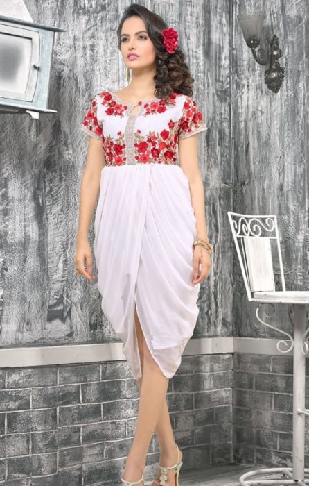 Dhoti style outlet kurti design